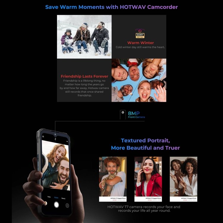HOTWAV T7 Rugged Phone, 6280mAh, 6.52 inch Android 13 MT8788 Octa Core, Network: 4G, OTG, 4GB+128GB - Image 16