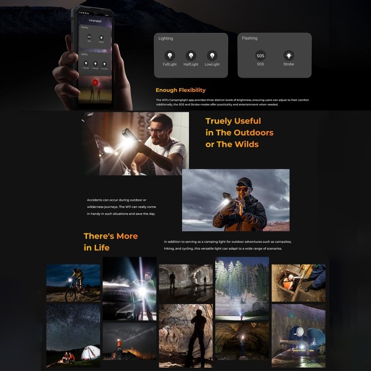 HOTWAV W11 Rugged Phone, Night Vision, 20800mAh, 6.6 inch Android 13 MT8788 Octa Core, Network: 4G, OTG, Recording Call, 6GB+256GB - Image 13
