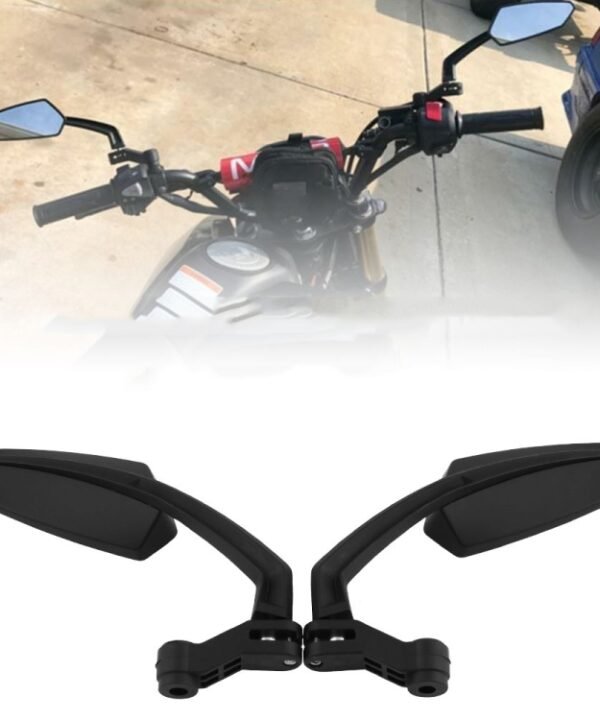 2 PCS Motorcycle Modified Rear View Mirror Set for Honda / Kawasaki / Suzuki / Yamaha