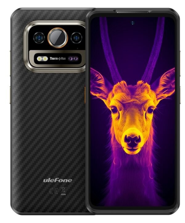 Ulefone Armor 25T Pro Rugged Phone, Thermal Imaging, 6.78 inch Android 15 MediaTek Dimensity 6300 Octa Core, Network: 5G, NFC, 8GB+256GB