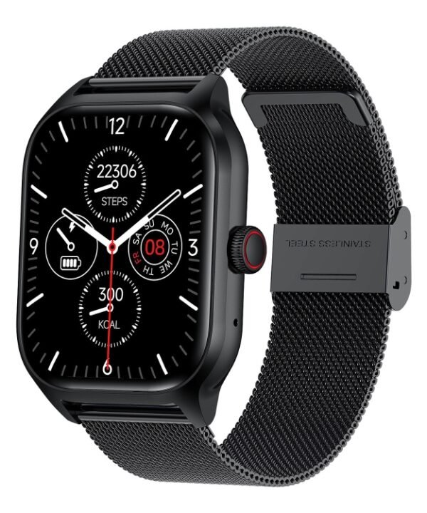 LEMFO LT10 2.01 inch TFT Screen Smart Watch Supports Bluetooth Call / Health Monitoring, Steel Strap, Silicone Strap