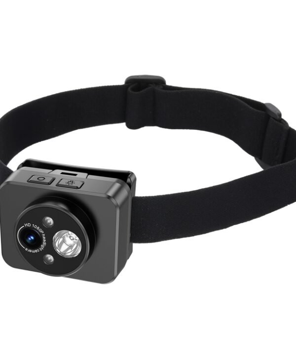 D8 1080P Head-mounted LED Motion Sensor Video Recording Lighting Camera