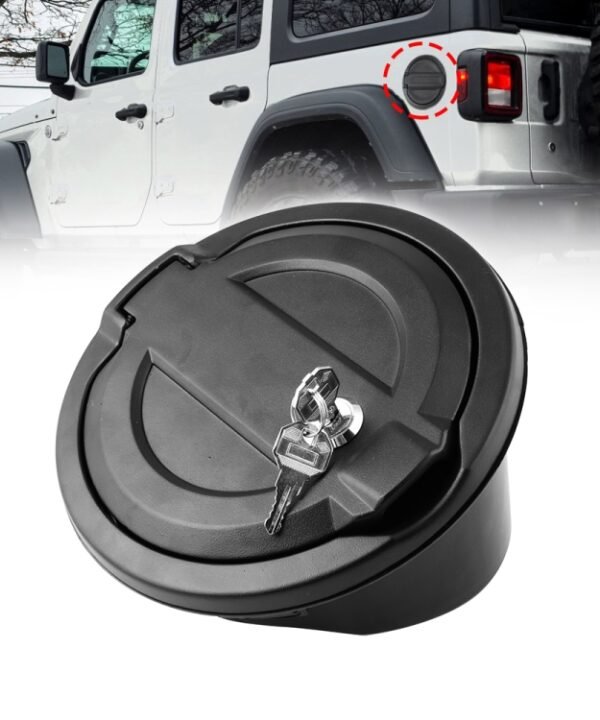 Car Modified Aluminum Alloy Oil Cap Engine Tank Cover for Jeep Wrangler JL JLU 2018-2019