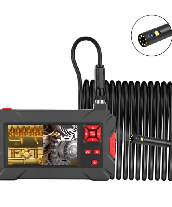 P30 8mm 1080P IP68 Waterproof 4.3 inch Screen Dual Camera Digital Endoscope, 2m Hard Cable, 5m Hard Cable, 10m Hard Cable