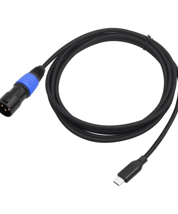TY015 Type-C Male to XLR Male Stereo Output Audio Cable, 1m, 2m, 3m