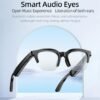 E60 ENC Noise Reduction Smart Audio Bluetooth Glasses, E60 (Black), E60 (Transparent)