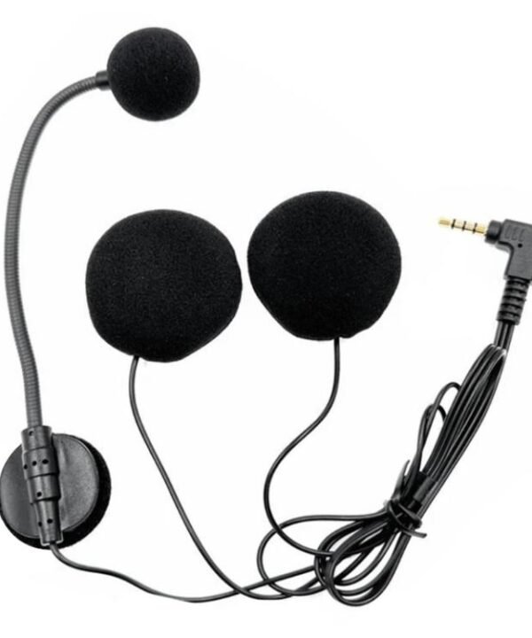 Motorcycle Half Helmet Intercom Headset Microphone, 3.5mm