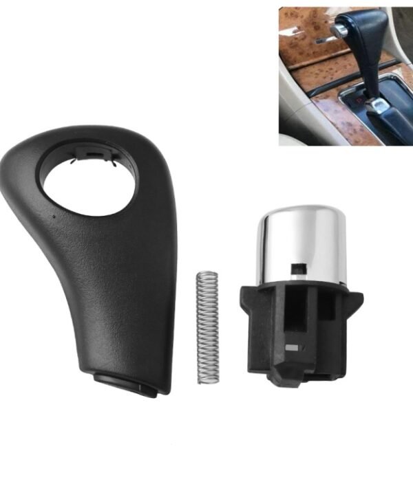 Car Shifter Shift Button Knob Repair Kit 54132-SDA-A81 + 54141-SDA-A81 Shift Knob Side Plate for 2003-2005 Honda Accord
