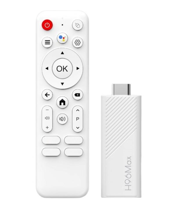 H96 Max H313 Android 14 Mini HD TV Stick with Remote Control, ARM Cortex-A53 Quad Core, 2GB+16GB, 2GB+8GB