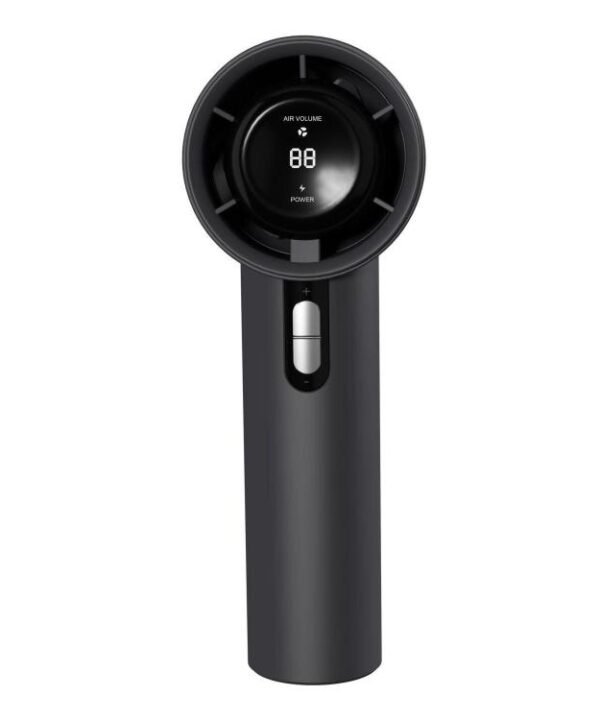 100-gear High Speed Handheld Fan Bladeless Mini Digital Display Small Fan, 1800mAh, 3000mAh