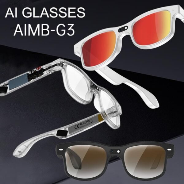 AIMB-G3 8MP Smart Voice Call AI Photo and Translation Glasses