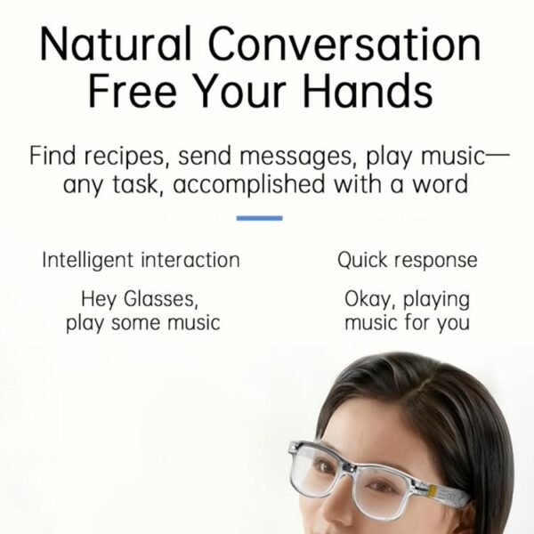 AIMB-G3 8MP Smart Voice Call AI Photo and Translation Glasses