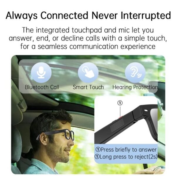 AIMB-G3 8MP Smart Voice Call AI Photo and Translation Glasses