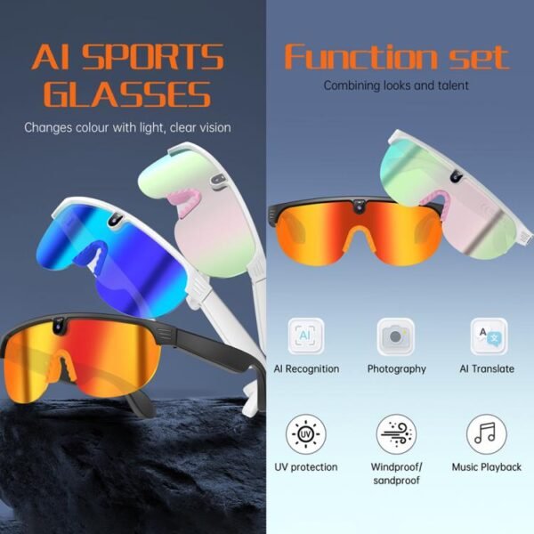 AIMB-G5 8MP Outdoor Cycling Smart AI Sports Glasses