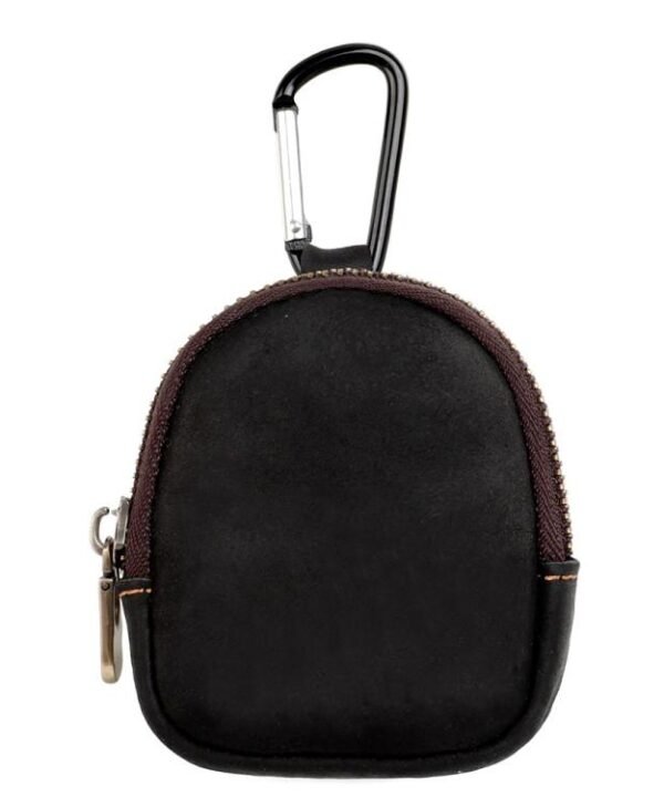 Genuine Leather Shell Shaped Small Coin Purse Earphones Keys Storage Bag