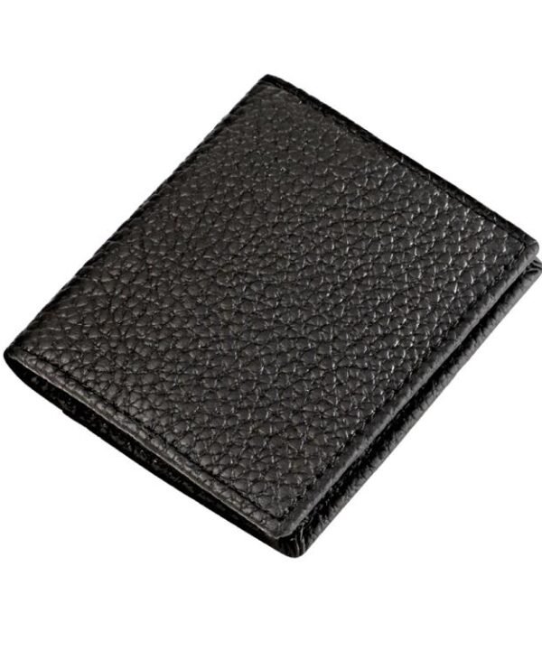 Buckle Storage Top-grain Cowhide Coin Purse