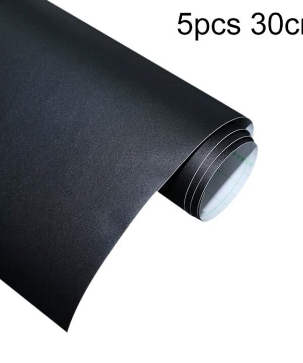 5pcs/Pack Static Electricity Fish Tank Glass Film PVC Background Sticker, Frosted Black 30cm x 1m, Frosted Black 40cm x 1m, Frosted Black 50cm x 1m