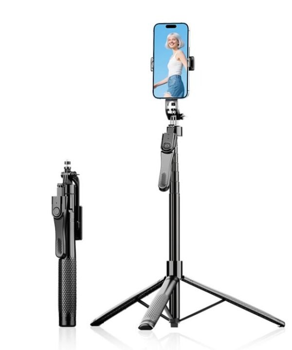 K29 Floor Standing Telescopic Phone Tripod Selfie Stick