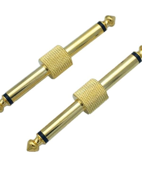 6.5mm Mono Male to 6.35mm Male Stereo Audio Adapter