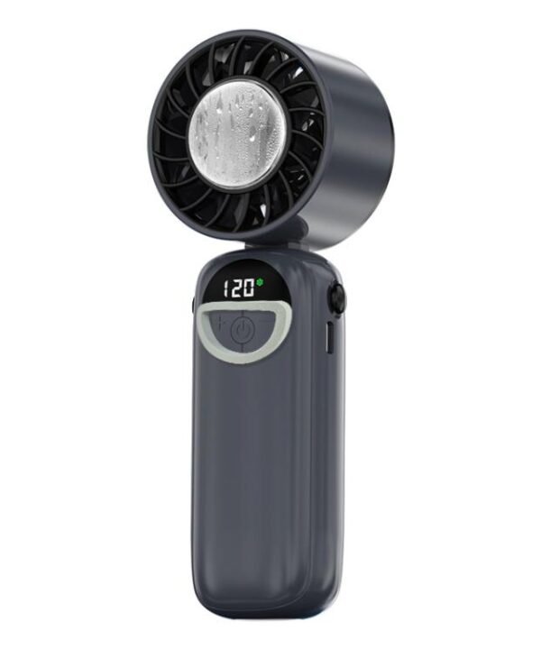 S-11 Apply Ice Neckband Handheld Foldable Fan with LED Display