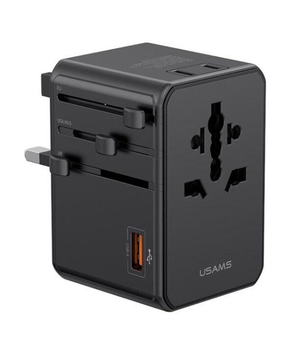 USAMS CC344 T72 100W 4-Port Universal Travel Charger, CC344