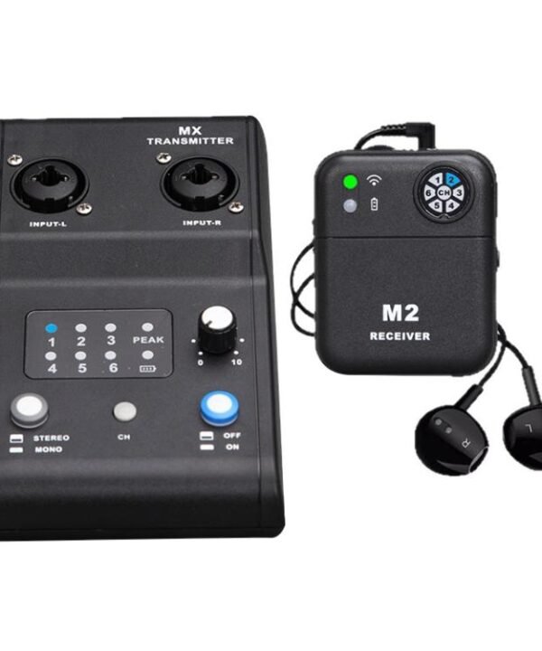 MX-M2 Portable Wireless In-Ear Monitoring System for Stage 1 TX & 1 RX, MX-M2