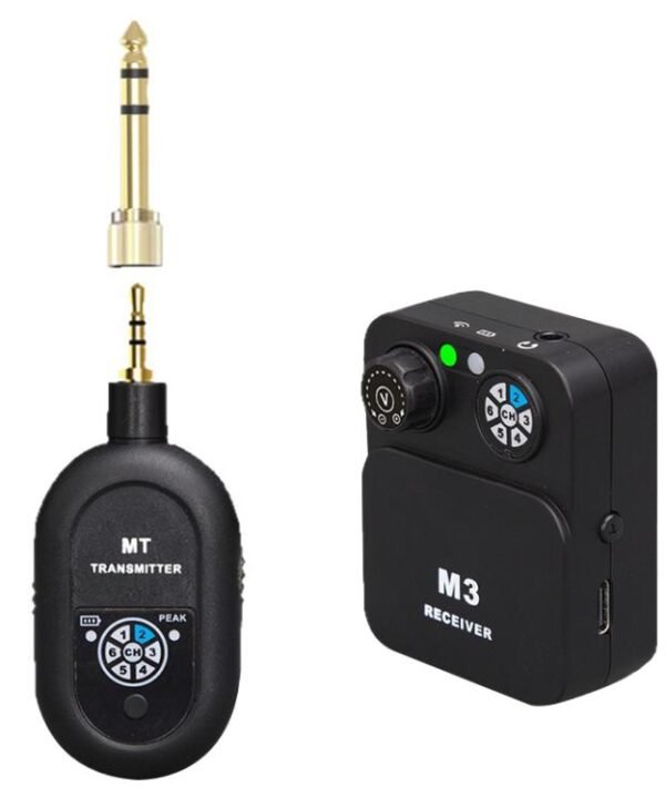 MT-M3 Portable Wireless In-Ear Monitoring System for Stage 3.5mm / 6.5mm TX & 1 RX, MT-M3