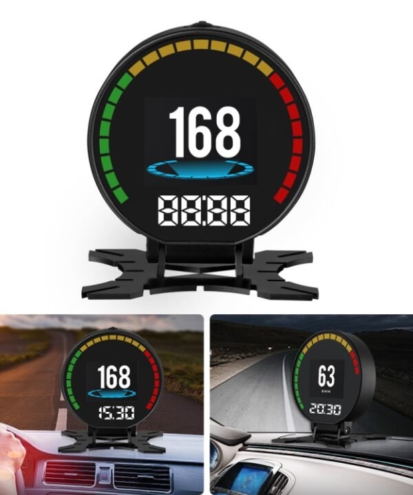 P15 OBD2 Car HUD Head-up Display Water Temperature / Vehicle Speed / Voltage