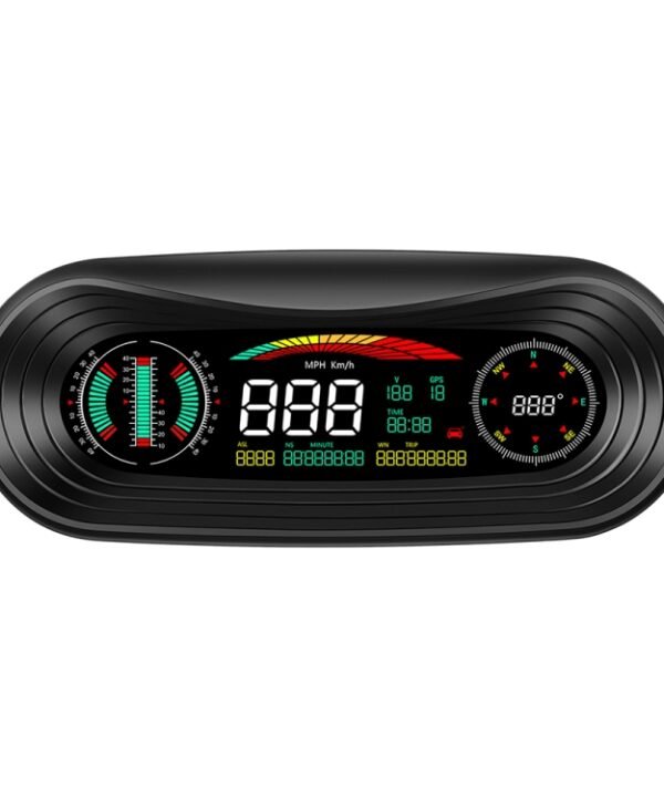 P18 GPS Car HUD Head-up Display Vehicle Speed / Voltage / Mileage
