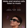 E06S 13MP 1080P Dual-Loudspeaker AI Smart Glasses Support Music / Calling