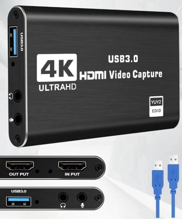 NK-S41 USB 3.0 HDMI 4Kp30 HD Video Capture Card Device, NK-S41
