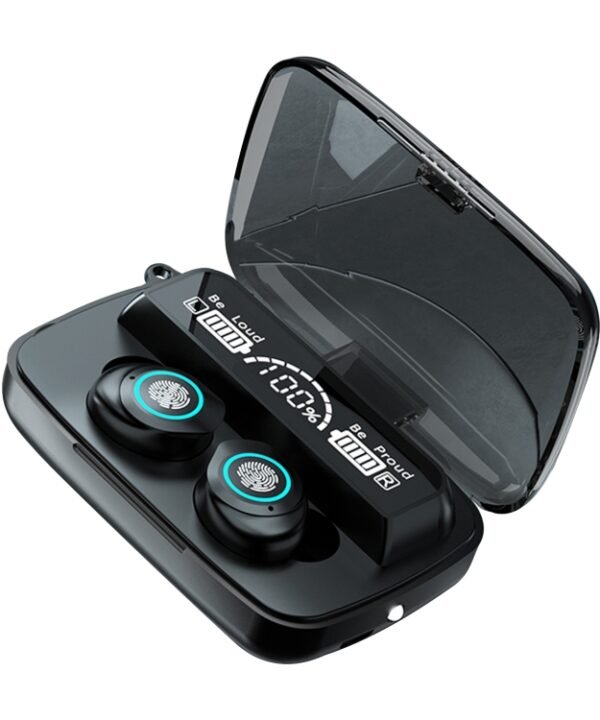 M17 Bluetooth 5.1 LED Display Screen Touch Waterproof Wireless Bluetooth Earphone with Charging Box