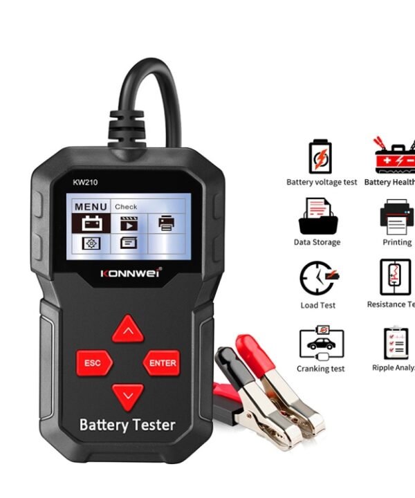 KONNWEI KW210 Car Battery Test Battery Capacity Resistance Battery Detector