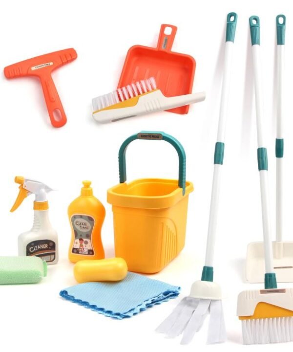 Children Pretend Play Simulation Mini Cleaning Kit, 6801-49 12pcs / Set, 12pcs / Set, 10pcs / Set