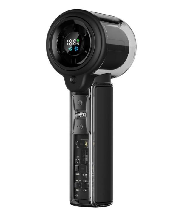 F5 High-Speed Handheld Spray Cooling Fan with LED Display