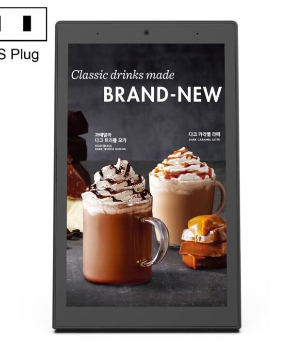 WL1039T 10.1 inch Vertical Screen HD Touch Screen Digital Signage, 4GB+64GB, Android 14 RK3576S Quad Core, US Plug, EU Plug, UK Plug
