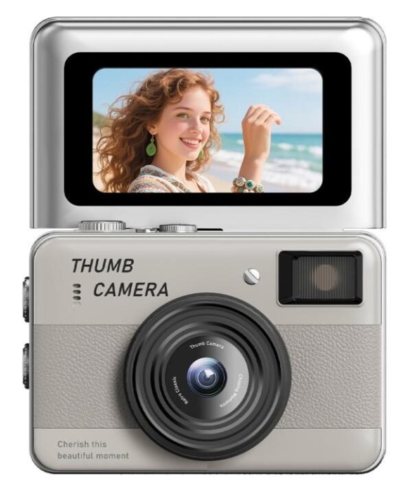 Y11 Macaron Dual-Color CCD 16X Zoom Mini Digital Camera for Kids with 180 Degree Flip Selfie Screen
