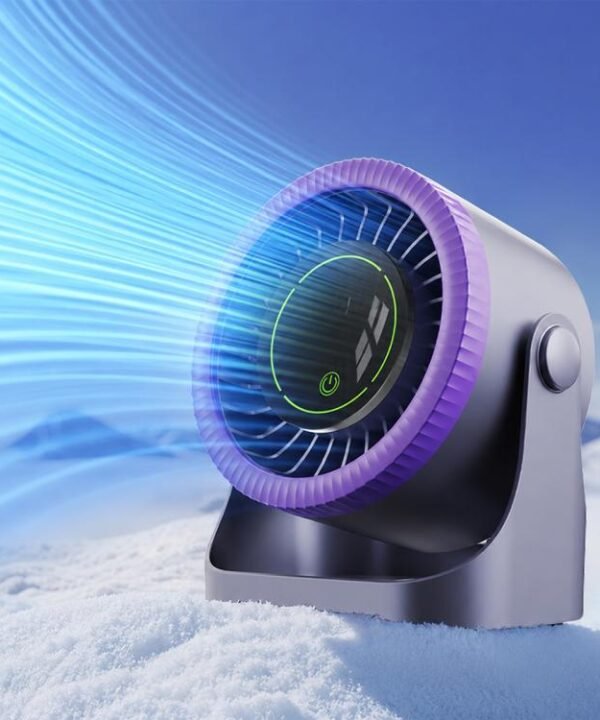 Y26 Dual-Duct Desktop Circulating Fan with Digital Display