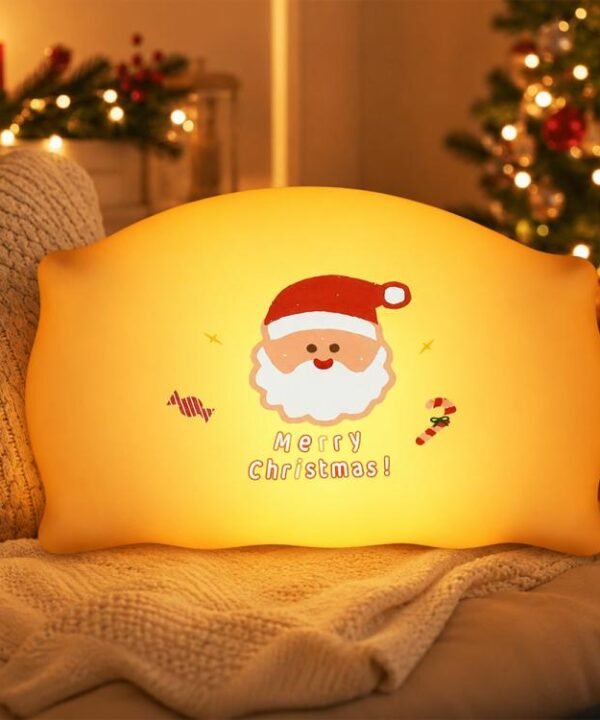 ZHL001S Christmas Pillow Silicone Night Light