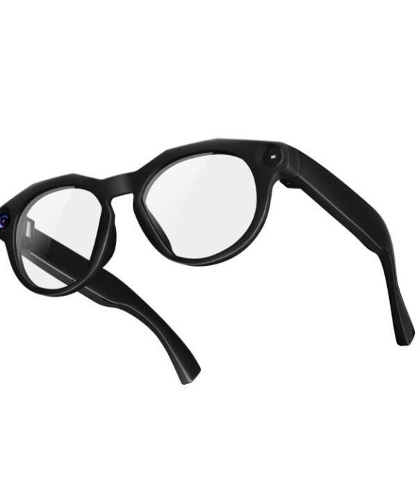 CY02 Smart AI Translation Glasses with 13MP HD Camera, Video Recording, WiFi Transmission, Al Smart Voice Assistant, Clear Lenses, Black Lenses