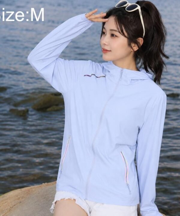 UPF50+ Lightweight Breathable Sun Protection Women Jacket, M, L, XL, 2XL