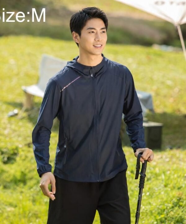 UPF50+ Lightweight Breathable Sun Protection Men Coat, M, L, XL, 2XL, 3XL, 4XL