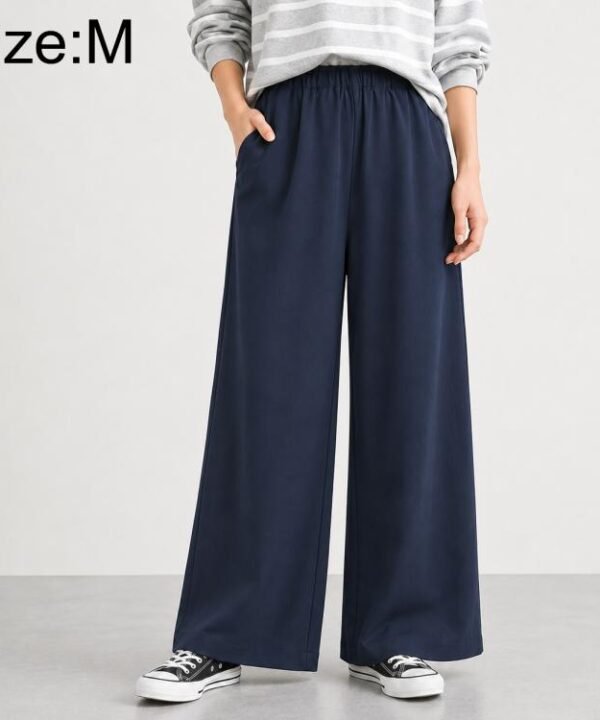 High-Waisted Wide-Leg Women Pants, M, L, XL, 2XL