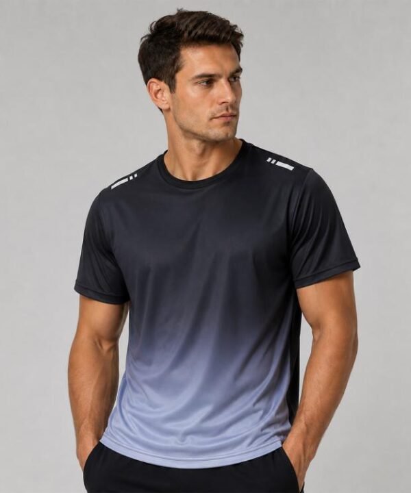 Mens Running Quick-Dry Summer Ice Silk Short-sleeved, M, L, XL, 2XL, 3XL, 4XL, 5XL