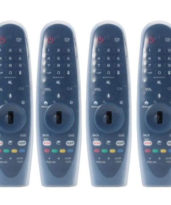 XDcase 4pcs Soft Silicone Jelly Protective Case, For LG MR600 / MR650 Magic Remote