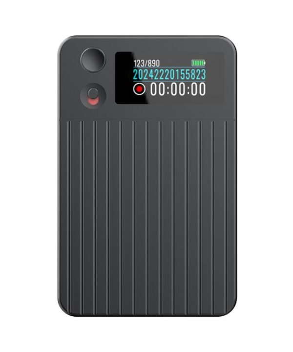 A3P 0.96-inch Right Display Stripe Texture Ultra-thin AI Smart Voice Recorder Support AIREC-APP, 8GB, 16GB, 32GB, 64GB, 128GB, 256GB