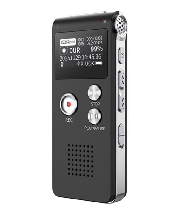 X1 Classic Professional Noise-Canceling Voice Recorder, 8GB, 16GB, 32GB, 64GB, 128GB