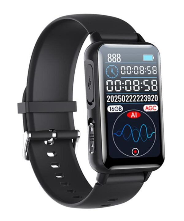 S18A 1.47-inch Screen AI Dialogue Translation Voice Recording Bracelet Support AIREC-APP, 8GB, 16GB, 32GB, 64GB, 128GB