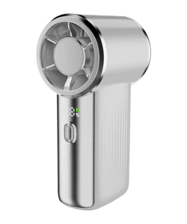 F9 Handheld High-Speed Turbo Mini Fan with Digital Display