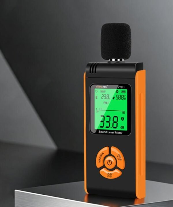 YT311 High Precision Digital Sound Level Meter Support Temperature and Humidity Measurement